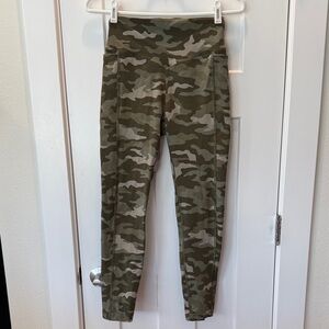 PINK Victoria's Secret Green Camo Kids Leggings